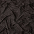 Dark Brown Textured Sustainable Cupro Fabric made of Bemberg with Subtle Marble Pattern and Silky Smooth Finish, 140 Cms Width, Made in China-D25893