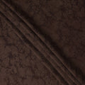 Chocolate Brown Textured Sustainable Cupro Fabric made of Bemberg with Artistic Marble Design and Smooth Silky Finish, 140 Cms Width, Made in China-D25900