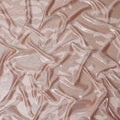 Rose Gold Premium Pure Silk Chiffon Fabric with Metallic Lurex Design 110 Cms Width, Made in France-D25838