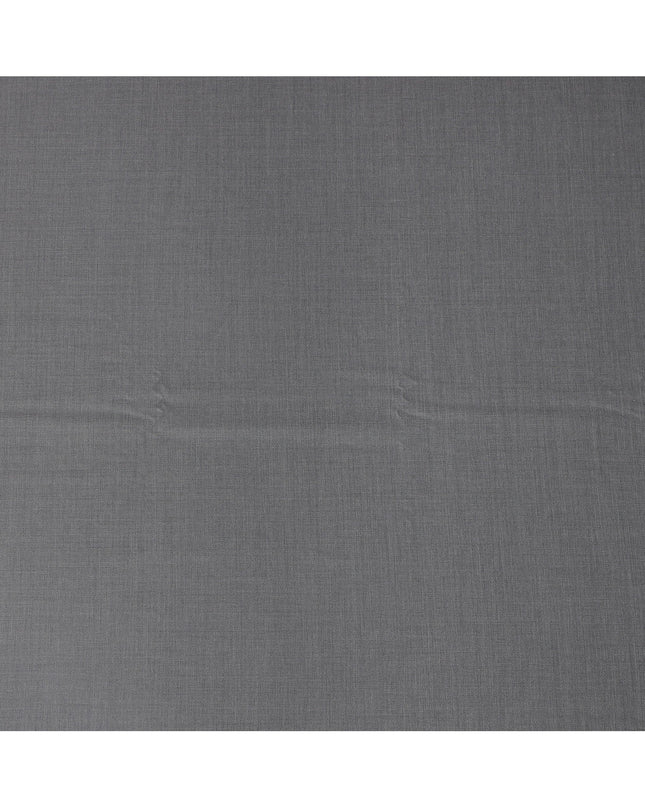 Light Grey Loro Piana Super 170’s Wool & Silk Italian Suiting Fabric, Width 150 Cms, Length 3.75 Mtrs, Made in Italy-D26038