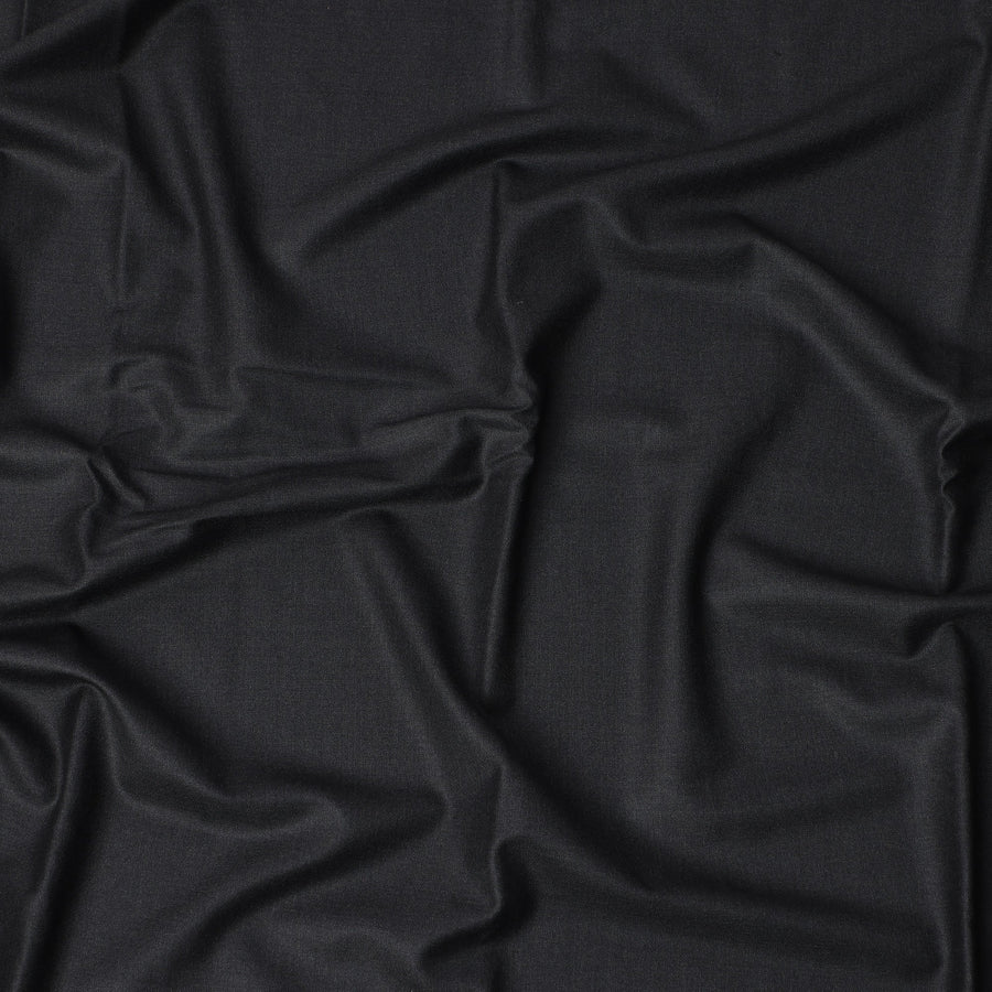 Charcoal Grey Loro Piana Super 170’s Extrafine Wool Italian Suiting Fabric, Width 150 Cms, Length 3.75 Mtrs, Made in Italy-D26051