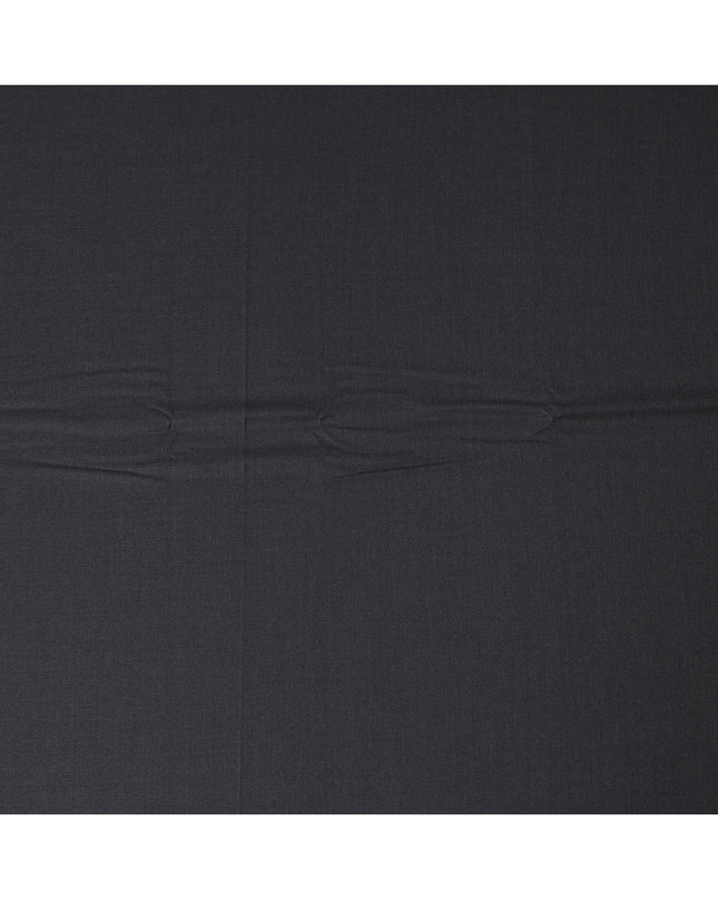 Charcoal Grey Loro Piana Super 170’s Extrafine Wool Italian Suiting Fabric, Width 150 Cms, Length 3.75 Mtrs, Made in Italy-D26051