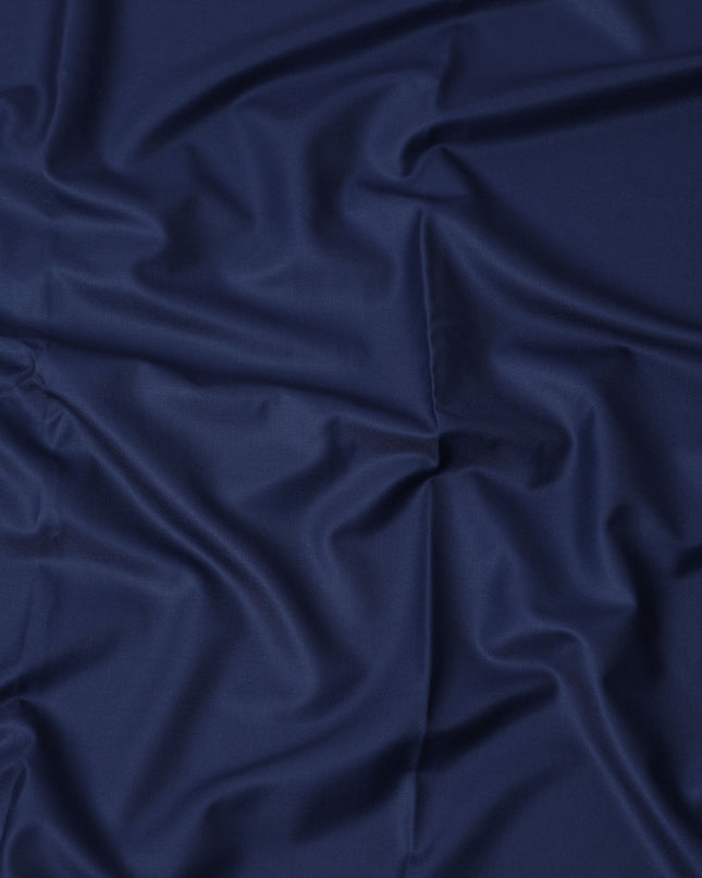 Royal Blue Loro Piana Super 170’s Extrafine Wool Italian Suiting Fabric, Width 150 Cms, Length 3.75 Mtrs, Made in Italy-D26053