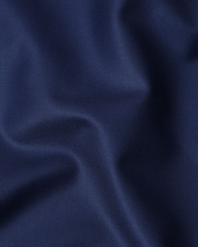 Royal Blue Loro Piana Super 170’s Extrafine Wool Italian Suiting Fabric, Width 150 Cms, Length 3.75 Mtrs, Made in Italy-D26053