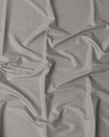 Light Beige Loro Piana Super 170’s Wool & Silk Italian Suiting Fabric, Width 150 Cms, Length 3.75 Mtrs, Made in Italy-D26042