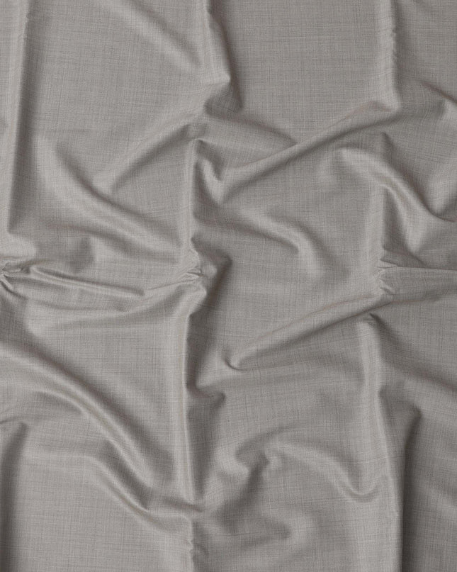 Light Beige Loro Piana Super 170’s Wool & Silk Italian Suiting Fabric, Width 150 Cms, Length 3.75 Mtrs, Made in Italy-D26042