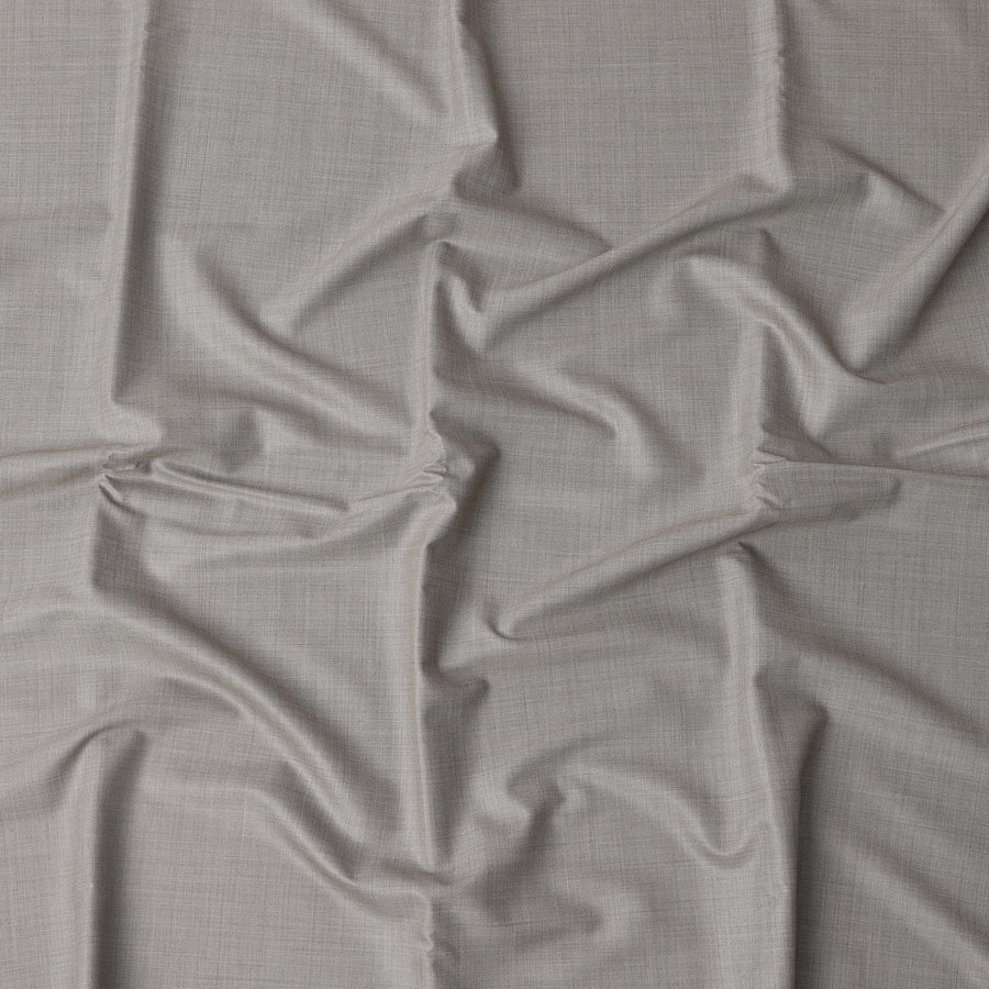 Light Beige Loro Piana Super 170’s Wool & Silk Italian Suiting Fabric, Width 150 Cms, Length 3.75 Mtrs, Made in Italy-D26042