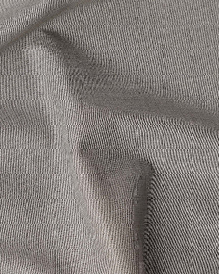 Light Beige Loro Piana Super 170’s Wool & Silk Italian Suiting Fabric, Width 150 Cms, Length 3.75 Mtrs, Made in Italy-D26042