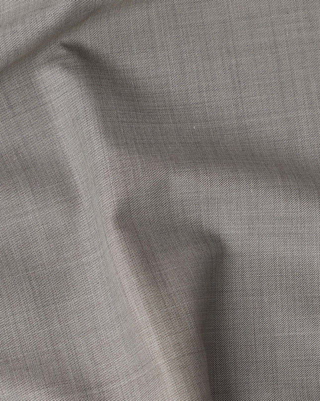 Light Beige Loro Piana Super 170’s Wool & Silk Italian Suiting Fabric, Width 150 Cms, Length 3.75 Mtrs, Made in Italy-D26042