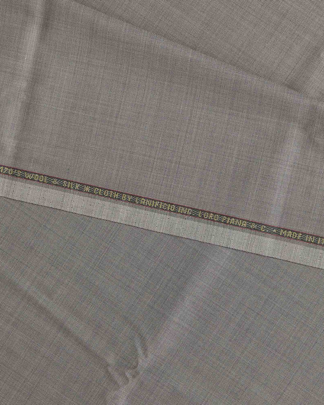 Light Beige Loro Piana Super 170’s Wool & Silk Italian Suiting Fabric, Width 150 Cms, Length 3.75 Mtrs, Made in Italy-D26042