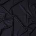 Midnight Black Loro Piana Super 170’s Extrafine Wool Italian Suiting Fabric, Width 150 Cms, Length 3.75 Mtrs, Made in Italy-D26054
