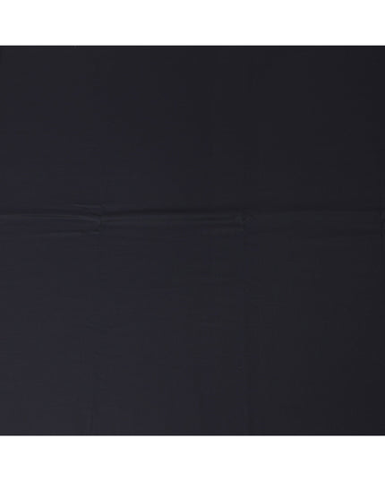 Midnight Black Loro Piana Super 170’s Extrafine Wool Italian Suiting Fabric, Width 150 Cms, Length 3.75 Mtrs, Made in Italy-D26054