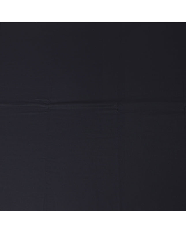 Midnight Black Loro Piana Super 170’s Extrafine Wool Italian Suiting Fabric, Width 150 Cms, Length 3.75 Mtrs, Made in Italy-D26054