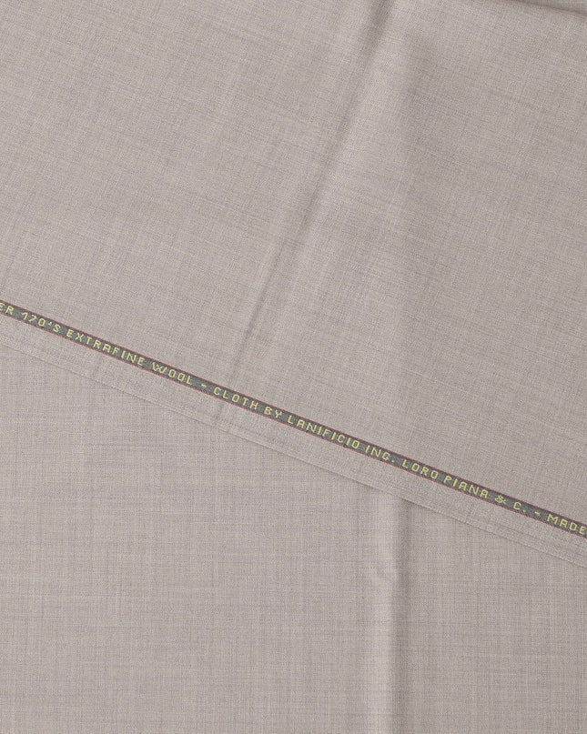 Sand Beige Loro Piana Super 170’s Extrafine Wool Italian Suiting Fabric, Width 150 Cms, Length 3.75 Mtrs, Made in Italy-D26052 Regal Fabrics