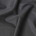 Charcoal Grey Loro Piana Super 200’s Merino Wool & Silk Italian Suiting Fabric, Width 150 Cms, Length 3.75 Mtrs, Made in Italy-D26045