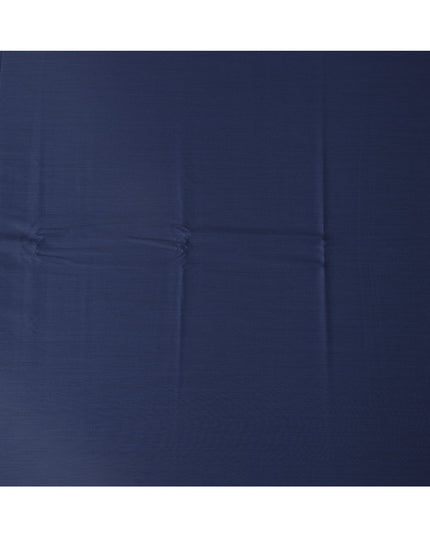 Royal Blue Loro Piana Super 200’s Merino Wool & Silk Italian Suiting Fabric, Width 150 Cms, Length 3.75 Mtrs, Made in Italy-D26043