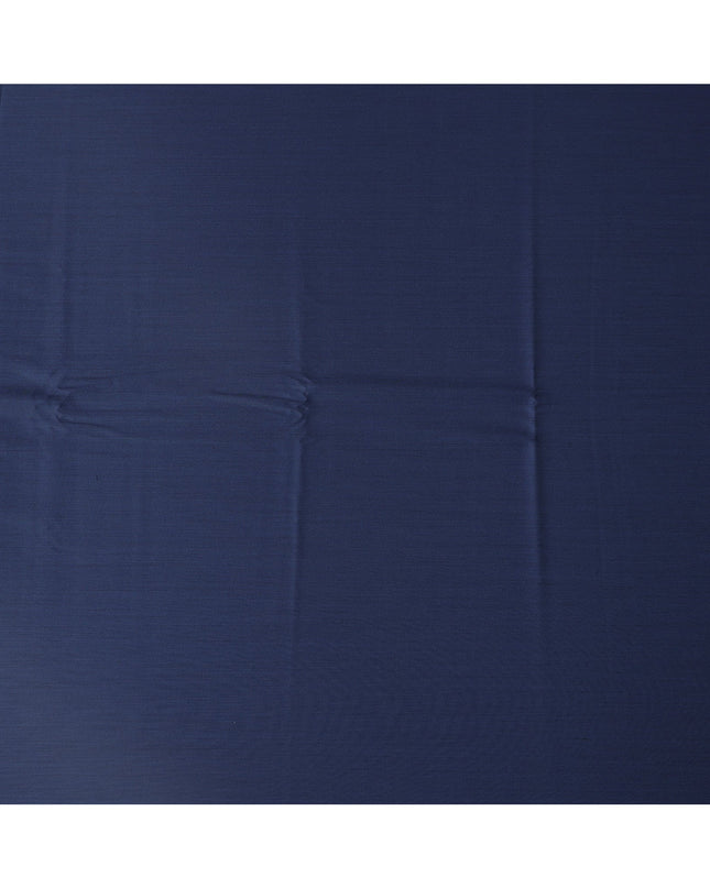 Royal Blue Loro Piana Super 200’s Merino Wool & Silk Italian Suiting Fabric, Width 150 Cms, Length 3.75 Mtrs, Made in Italy-D26043