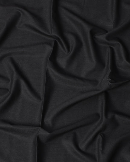 Charcoal Grey Loro Piana Super 150’s Merino Wool Italian Suiting Fabric, Width 150 Cms, Length 3.75 Mtrs, Made in Italy-D26048