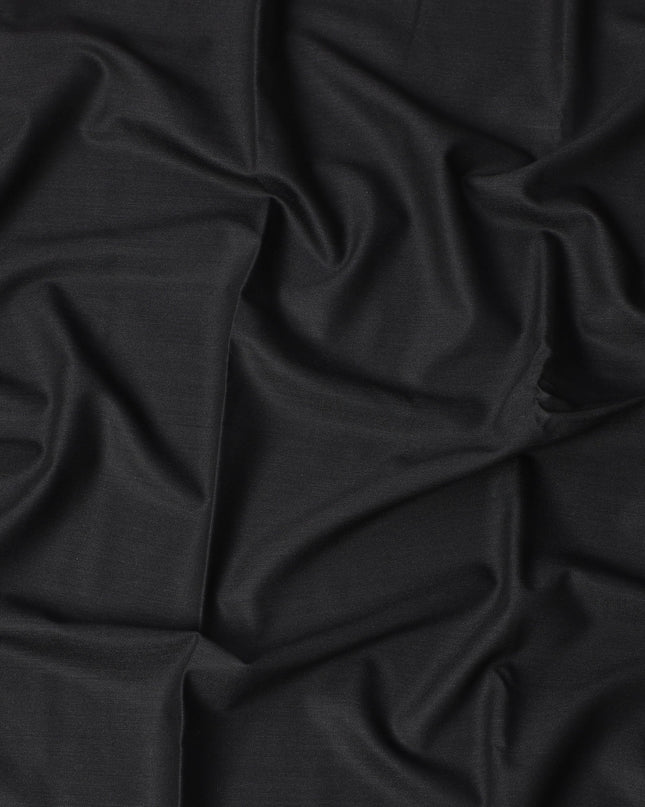 Charcoal Grey Loro Piana Super 150’s Merino Wool Italian Suiting Fabric, Width 150 Cms, Length 3.75 Mtrs, Made in Italy-D26048