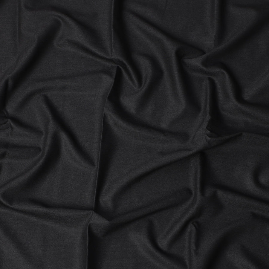 Charcoal Grey Loro Piana Super 150’s Merino Wool Italian Suiting Fabric, Width 150 Cms, Length 3.75 Mtrs, Made in Italy-D26048