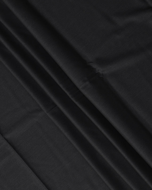 Charcoal Grey Loro Piana Super 150’s Merino Wool Italian Suiting Fabric, Width 150 Cms, Length 3.75 Mtrs, Made in Italy-D26048