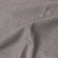 Light Brown Checkered Loro Piana Super 150’s Merino Wool Italian Suiting Fabric, Width 150 Cms, Length 3.75 Mtrs, Made in Italy-D26049