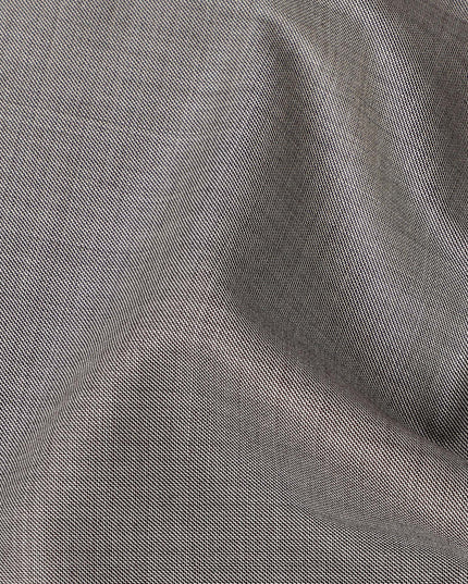 Silver Grey Loro Piana Super 150’s Merino Wool Italian Suiting Fabric, Width 150 Cms, Length 3.75 Mtrs, Made in Italy-D26050