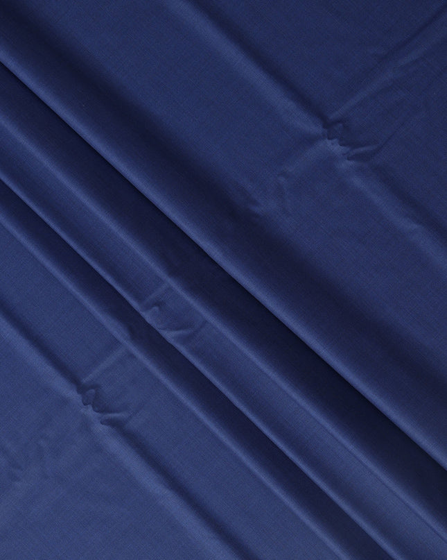 Royal Blue Loro Piana Super 170’s Wool & Silk Italian Suiting Fabric, Width 150 Cms, Length 3.75 Mtrs, Made in Italy-D26041