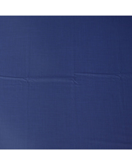 Royal Blue Loro Piana Super 170’s Wool & Silk Italian Suiting Fabric, Width 150 Cms, Length 3.75 Mtrs, Made in Italy-D26041