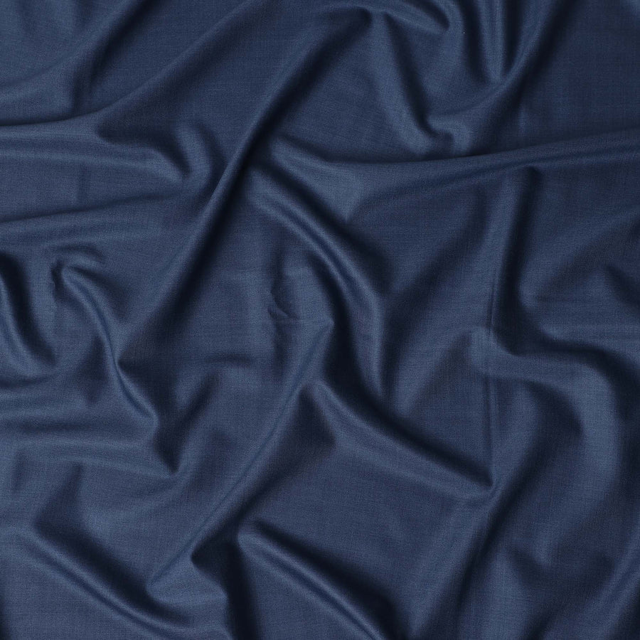 Denim Navy Australian Wool Suiting Piece 150cm | Regal Fabri