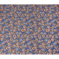 Blue Floral Printed Cotton Lawn Fabric Soft Lightweight Dressmaking Sewing Material 4.0 Meters Length 110 Cms Width India-D27642