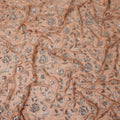 Blush Peach Pure Silk Chiffon Fabric 110cm