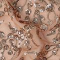 Dusty Peach Pure Silk Chiffon Fabric 110cm