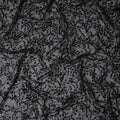 Onyx Black Pure Silk Chiffon Fabric 110cm