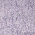 Lavender Floral Bead & Sequin Embroidered Premium Pure Silk Chiffon Fabric 110 Cms Width South Korea-D28209 - Regal Fabrics