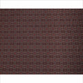 Maroon Geometric Printed Viscose Crepe Fabric with Ethnic Floral Tile Design, 110 cms Width, Made in India-D26297
