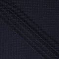 Navy Blue Self-Embroidered Dotted Pattern Synthetic Viscose Fabric, 110 Cms Width, Made in India-D26372