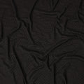Black Self-Embroidered Diamond Pattern Synthetic Viscose Fabric, 110 Cms Width, Made in India-D26373