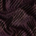 Aubergine Purple Self Trellis Fabric