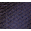 Midnight Navy Blue Self Trellis Fabric