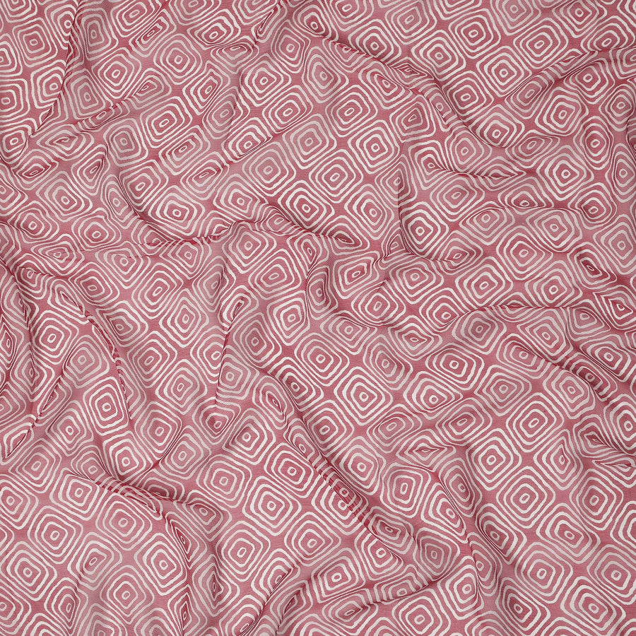 Pink Polyester Chiffon Fabric 110cm | Regal Fabrics