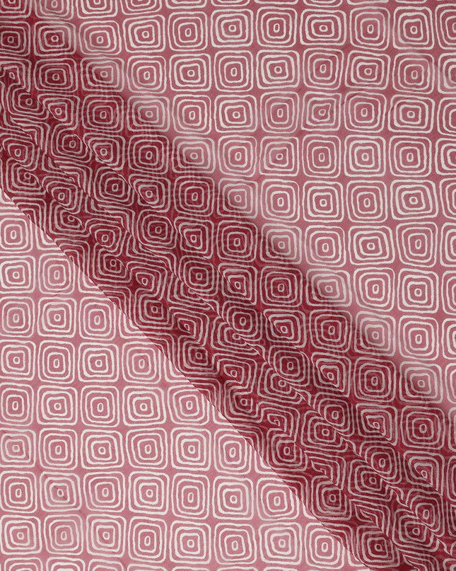 Pink Polyester Chiffon Fabric 110cm | Regal Fabrics