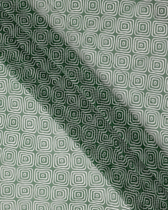 Green Polyester Chiffon Fabric 110cm | Regal Fabrics