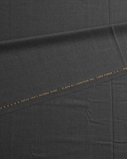 Loro Piana Super 150 Grey Suiting Fabric 150cm