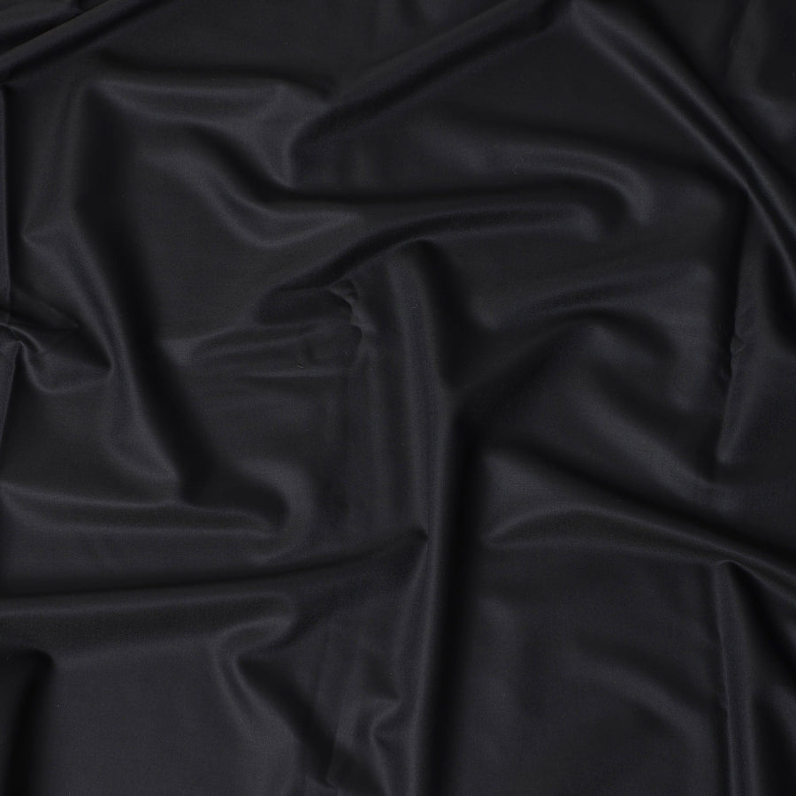 Loro Piana Super 150 Black Suiting Fabric 150cm