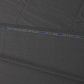 Charcoal Grey Pinstripe Super 200’s Merino Wool & Silk Suiting Fabric, 150 cm Width, 3.75 Mtrs Piece, Loro Piana Premium Cloth, Made In Italy-D26793