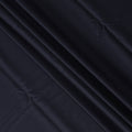 Navy Blue Pinstripe Super 200’s Merino Wool & Silk Suiting Fabric, 150 cm Width, 3.75 Mtrs Piece, Loro Piana Premium Cloth, Made In Italy-D26794