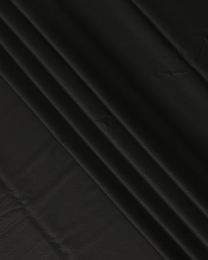 Loro Piana Super 200 Black Suiting Fabric 150cm