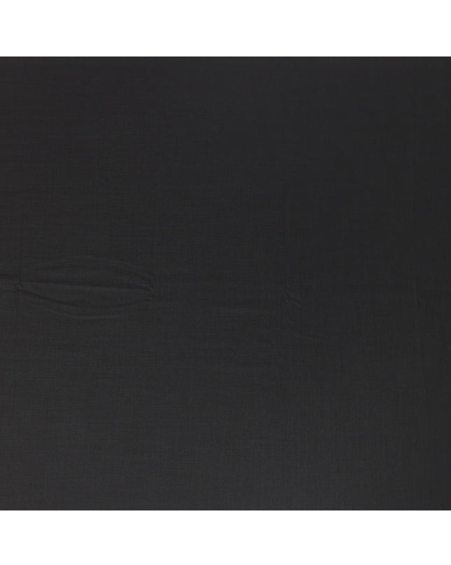 Dark Charcoal Super 170’s Wool & Silk Suiting Fabric, 150 cm Width, 3.75 Mtrs Piece, Loro Piana Premium Cloth, Made In Italy-D26806