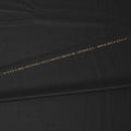 Dark Charcoal Super 170’s Wool & Silk Suiting Fabric, 150 cm Width, 3.75 Mtrs Piece, Loro Piana Premium Cloth, Made In Italy-D26806